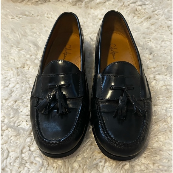 50%off w♥️ Cole Haan Pinch Tassel Black Loafer 11D s3 - Picture 3 of 9